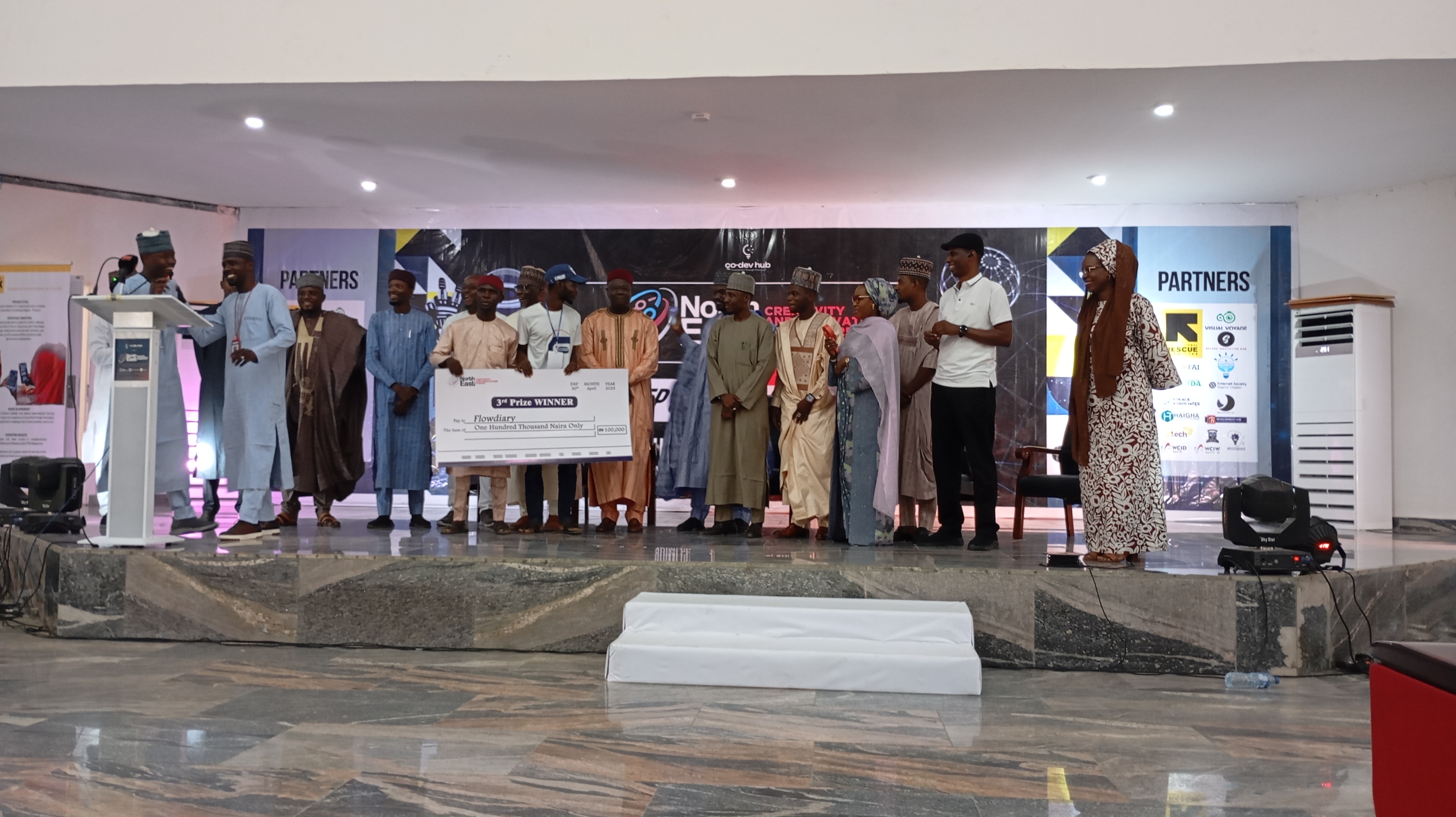 Honoured at the University of Maiduguri After Winning the Northeast Creativity & Innovation Summit